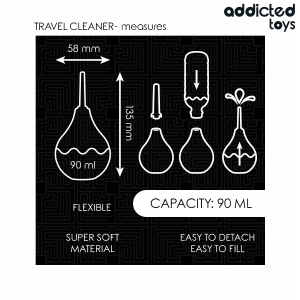 ADDICTED TOYS - NETTOYANT ANAL DE VOYAGE TAILLE S 90 ML