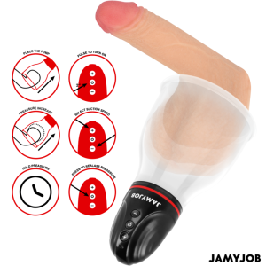 JAMYJOB - XPAND LITE POMPE À TESTICULES AUTOMATIQUE 3 NIVEAUX DASPIRATION GRIS