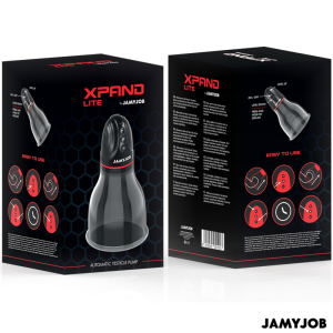 JAMYJOB - XPAND LITE POMPE À TESTICULES AUTOMATIQUE 3 NIVEAUX DASPIRATION GRIS