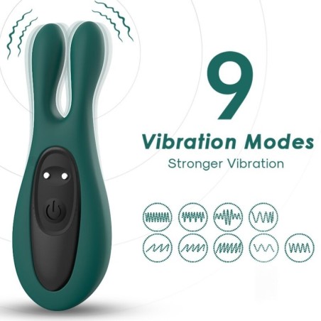 ARMONY - STIMULATEUR and VIBRATEUR LAPIN VERT