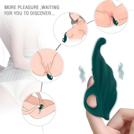 ARMONY - STIMULATEUR DE DOIGTS and VIBRATEUR VERT