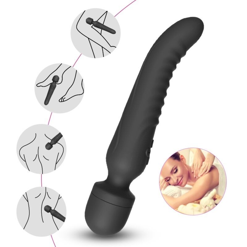 ARMONY - MISSION MASSAGER and VIBRATEUR EFFET CHALEUR NOIR