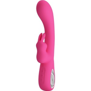 PRETTY LOVE - VIBRATEUR NOVAK RABBIT 12 VIBRATIONS ROSE