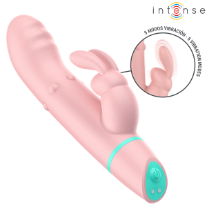 INTENSE - STIMULATEUR ALVIN RABBIT ET VIBRATEUR À ROULEMENT OSCILLANT