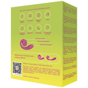 SNAIL VIBE - GIZI LITE VIBRATEUR ROSE DOUBLE POINT G ET CLITORIAL