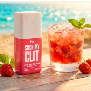 INTT - SUCK MY CLIT GEL EFFET SUCCION FRAISE SAUVAGE 15 ML
