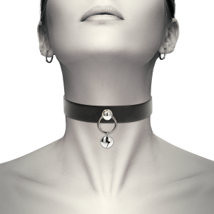 COQUETTE CHIC DESIRE - COLLIER CUIR VEGAN FEMME ACCESSOIRE HOCHET-CERCEAU