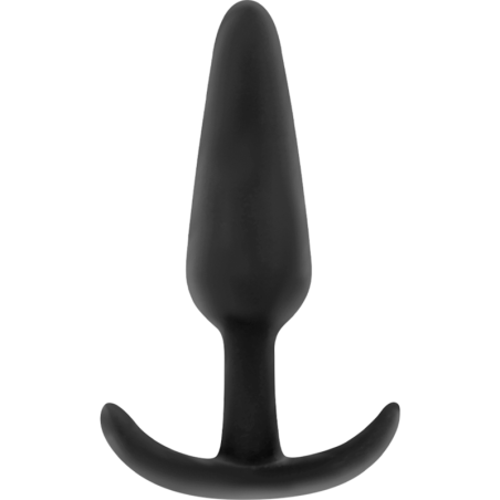 BLACKandSILVER - PLUG ANAL EN SILICONE KAEL AVEC POIGNÉE MOYENNE