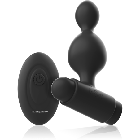BLACKandSILVER - TUCKER PETITE TÉLÉCOMMANDE POUR PLUG ANAL EN SILICONE