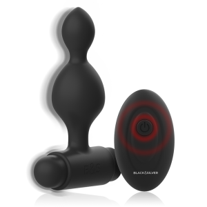 BLACKandSILVER - TUCKER PETITE TÉLÉCOMMANDE POUR PLUG ANAL EN SILICONE