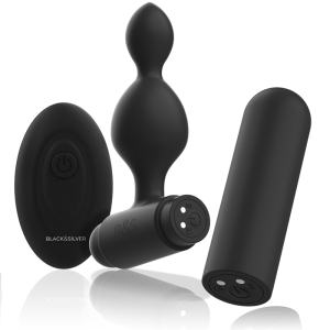 BLACKandSILVER - TUCKER PETITE TÉLÉCOMMANDE POUR PLUG ANAL EN SILICONE