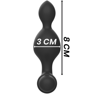 BLACKandSILVER - TUCKER PETITE TÉLÉCOMMANDE POUR PLUG ANAL EN SILICONE