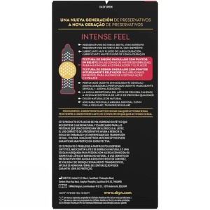 SKYN - PRÉSERVATIF TEXTURÉ À LA SENSATION INTENSE AVEC UN DESIGN ONDULÉ 10 UNITÉS