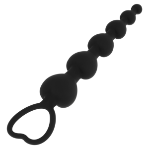 BLACKandSILVER - CHAÎNE DE COEURS ANAL MILA 18 CM