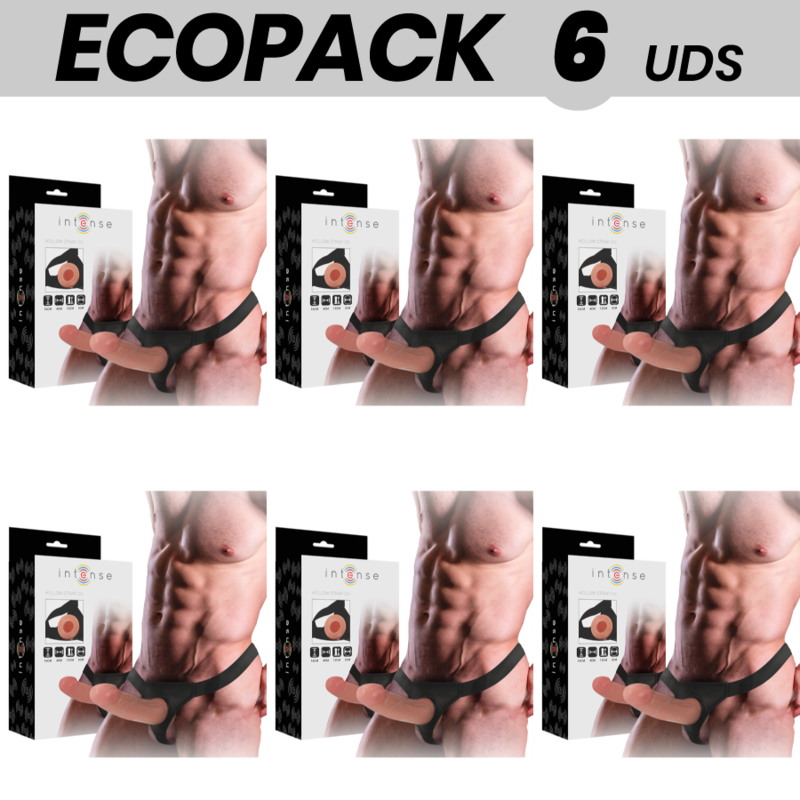 ECOPACK 6 UNITÉS - INTENSE ARNAIS CREUX AVEC GODE 16 X 3 CM
