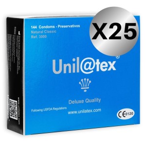 UNILATEX - CONSERVATEURS NATURELS PACK 25 X 144 UNITÉS
