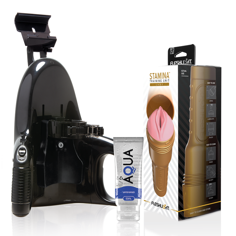 FLESHLIGHT - UNITÉ DENTRAÎNEMENT PINK LADY STAMINA LANCEMENT UNIVERSEL LUBRIFIANT DE QUALITÉ AQUA 50 ML