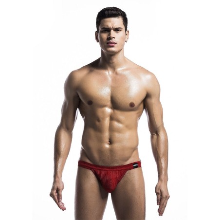 MOB - MAILLOT DE BAIN FETISH JOCKSTRAP ROUGE TAILLE L