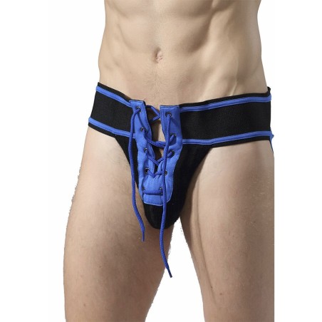 MOB - JOCKSTRAP FETISH FOOTBALL BLEU TAILLE L