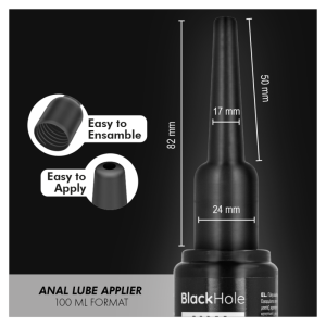 BLACK HOLE - APPLICATEUR DE LUBRIFIANT ANAL TAILLE L 100 ML