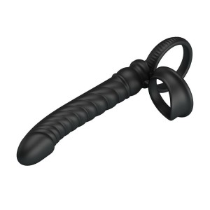 PRETTY LOVE - VIBRATEUR ANAL MERRITT AVEC ANNEAU ET VIBRATION NOIR