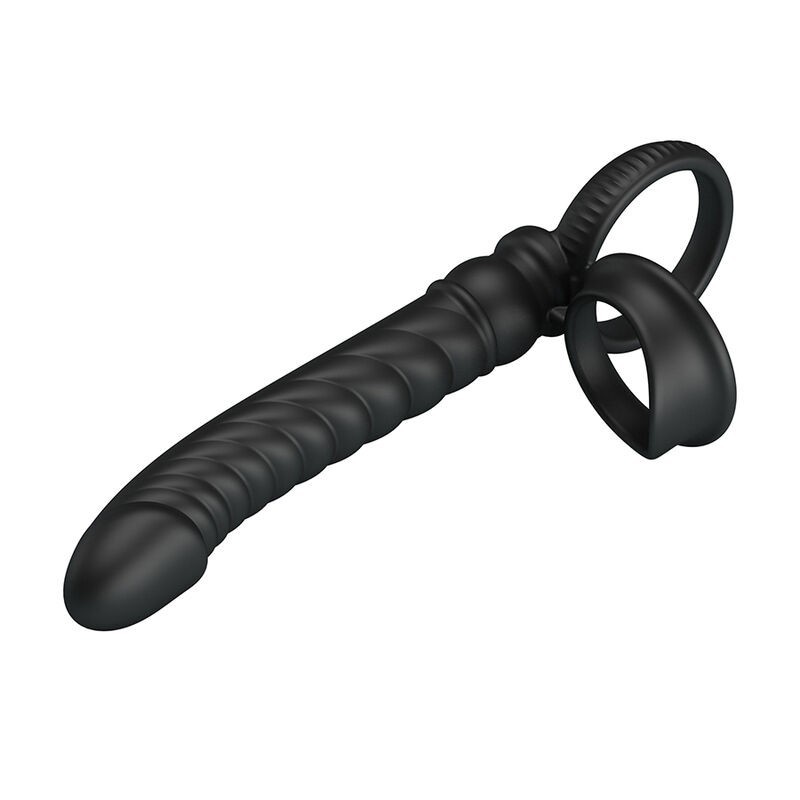PRETTY LOVE - VIBRATEUR ANAL MERRITT AVEC ANNEAU ET VIBRATION NOIR