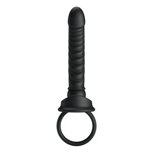 PRETTY LOVE - VIBRATEUR ANAL MERRITT AVEC ANNEAU ET VIBRATION NOIR
