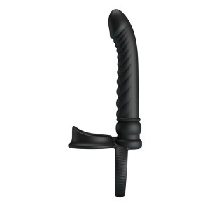 PRETTY LOVE - VIBRATEUR ANAL MERRITT AVEC ANNEAU ET VIBRATION NOIR
