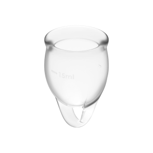 SATISFYER - COUPE MENSTRUELLE FEEL CONFIDENT BLEU FONCÉ 15 20 ML