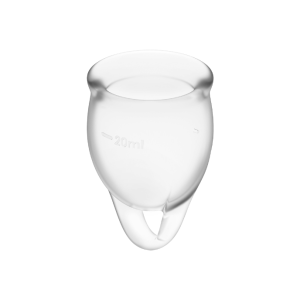 SATISFYER - COUPE MENSTRUELLE FEEL CONFIDENT BLEU FONCÉ 15 20 ML