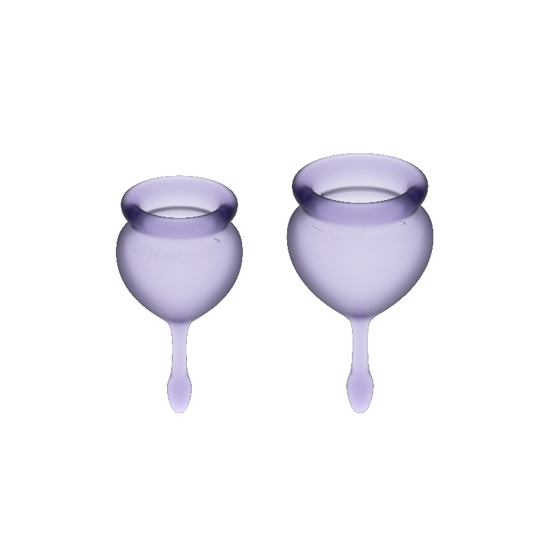 SATISFYER - COUPE MENSTRUELLE FEEL GOOD BLEU FONCÉ 15 20 ML