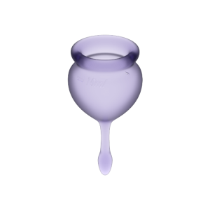 SATISFYER - COUPE MENSTRUELLE FEEL GOOD BLEU FONCÉ 15 20 ML