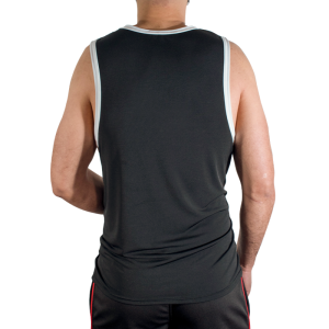 MACHO - CMV004 T-SHIRT DE SPORT NOIR TAILLE S-M