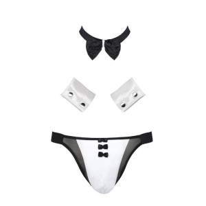 PASSION - 036 SLIP ALFROJO NOIR S-M