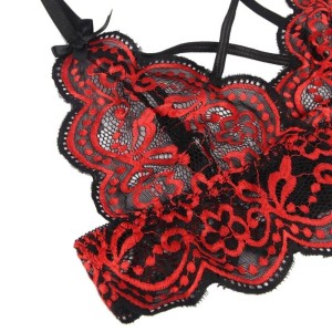 SUBBLIME - SET ENSEMBLE DEUX PIÈCES TOP ET CULOTTE EN DENTELLE S-M