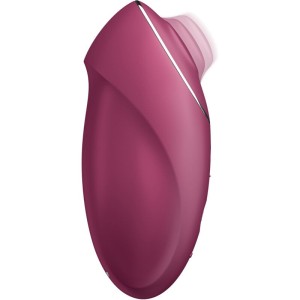 SATISFYER - TAP and CLIMAX 1 VIBRATEUR LAY-ON ROUGE