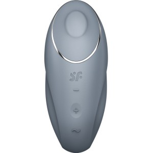 SATISFYER - TAP and CLIMAX 1 VIBRATEUR LAY-ON ROUGE
