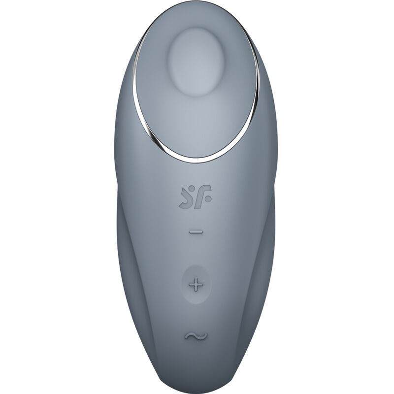 SATISFYER - TAP and CLIMAX 1 VIBRATEUR LAY-ON ROUGE