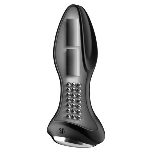 SATISFYER - APPLICATION DE PLUG VIBRANT ROTATOR PLUG 2 NOIR