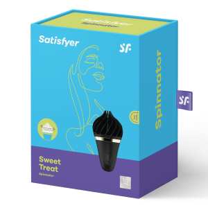 SATISFYER - SPINNATOR SWEET TREAT BRUN and ROSE