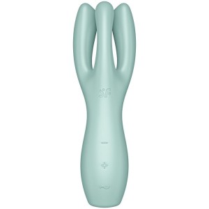 SATISFYER - VIBRATEUR THREESOME 3 ROSE