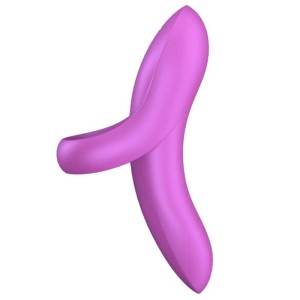 SATISFYER - VIBRATEUR DOIGTS BOLD LOVER BLANC