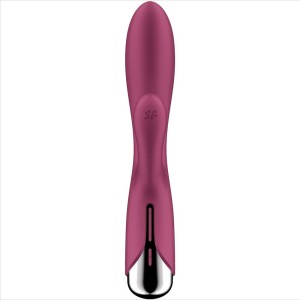 SATISFYER - SPINNING RABBIT 1 CLITORIS ET STIMULATION DU POINT G ROUGE
