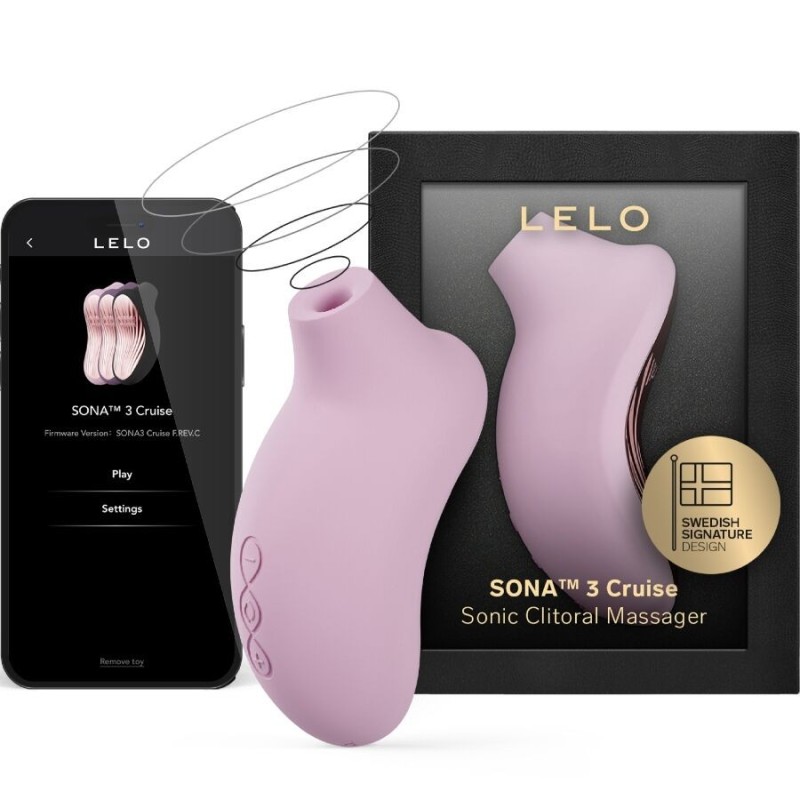 LELO - SONA 3 CRUISE MASSEUR CLITORAL SONIQUE NOIR