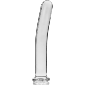 NEBULA SERIES BY IBIZA - MODÈLE 17 GODE EN VERRE BOROSILICATE CLAIR 18.5 CM -O- 3 CM