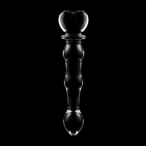 NEBULA SERIES BY IBIZA - MODÈLE 21 GODE EN VERRE BOROSILICATE CLAIR 20.5 CM -O- 3.5 CM