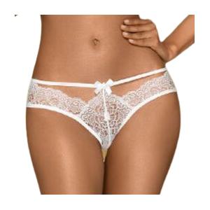 PENTHOUSE - CULOTTE ADORE ME BLANC L-XL