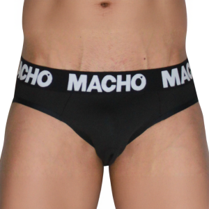 MACHO - MCH007 CLASSIQUE SLIP NOIR NOIR S