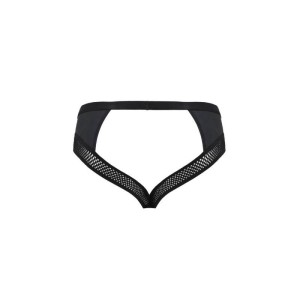 PASSION - 030 SLIP OUVERT TOM NOIR S-M