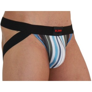 BURN - 009 JOCK MULTICOLORE - NOIR S